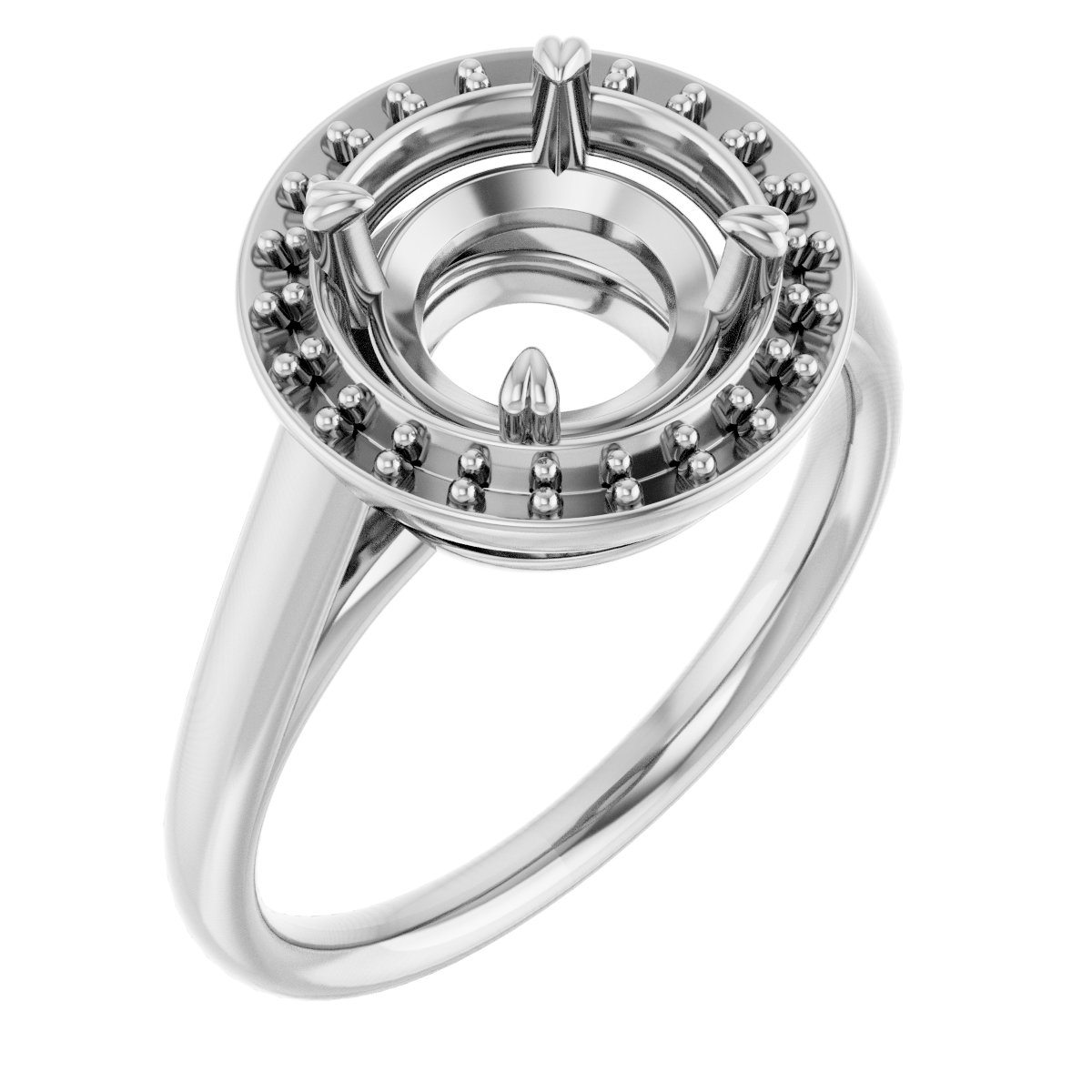 Halo-Style Engagement Ring