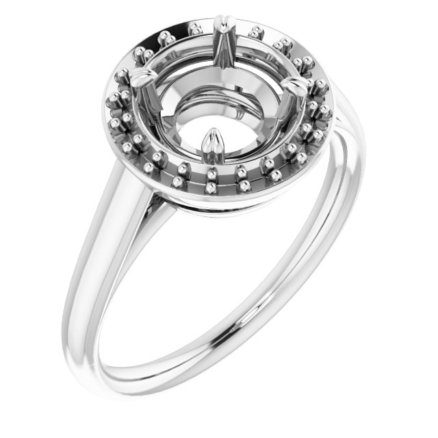 Halo-Style Engagement Ring