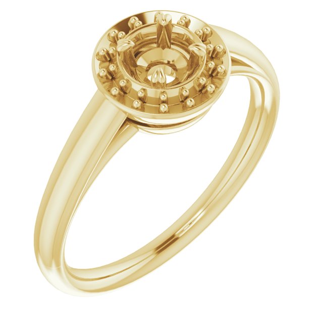Halo-Style Engagement Ring