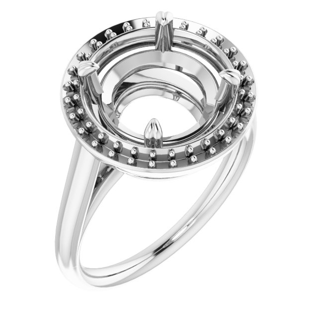 Halo-Style Engagement Ring