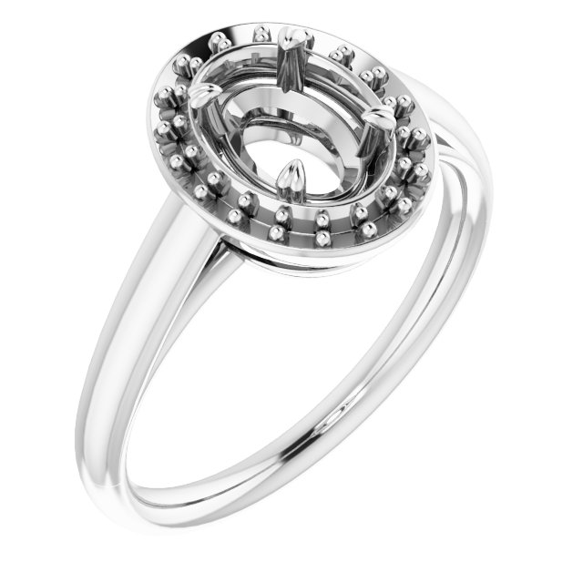 Halo-Style Engagement Ring