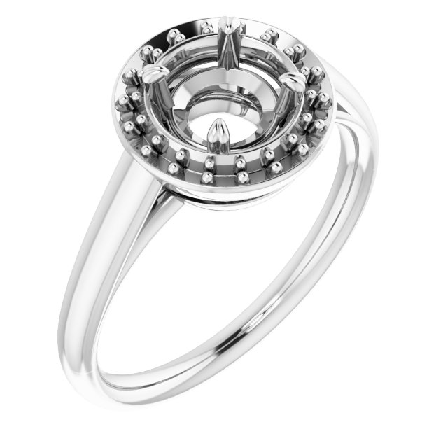 Halo-Style Engagement Ring