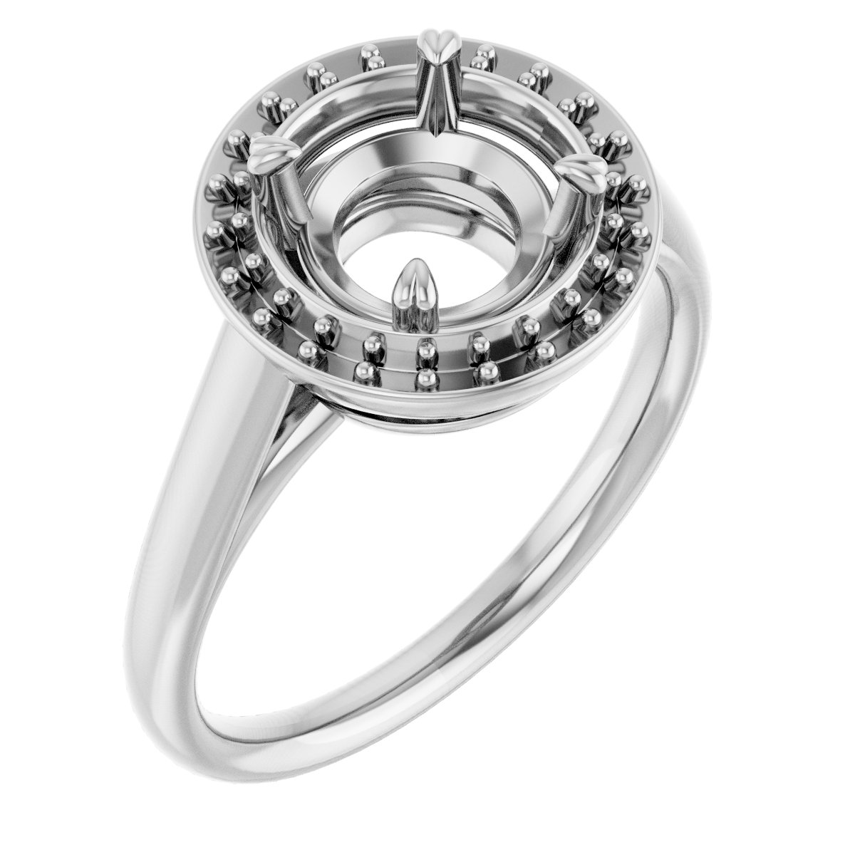 Halo-Style Engagement Ring