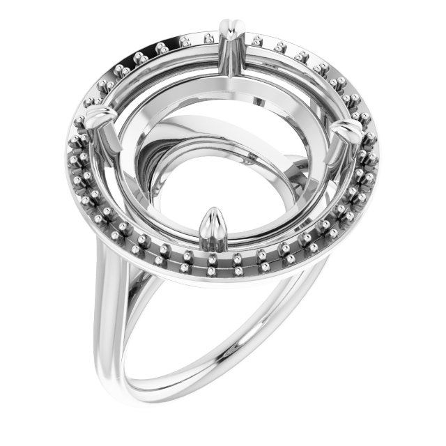 Halo-Style Engagement Ring