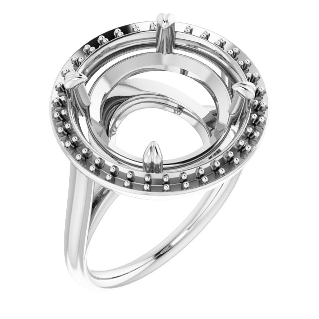 Halo-Style Engagement Ring