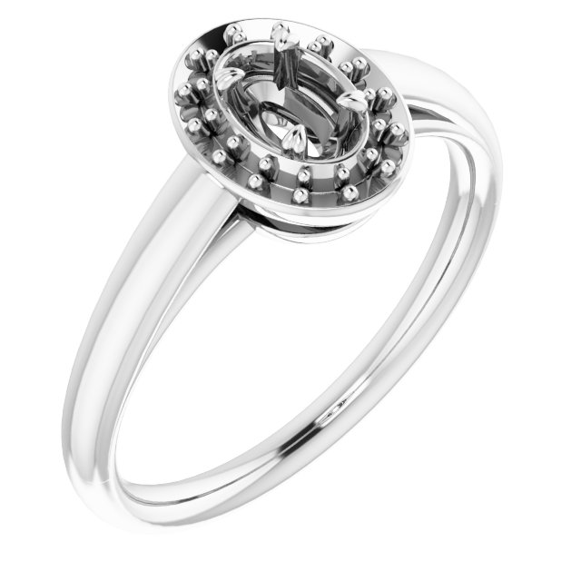 Halo-Style Engagement Ring