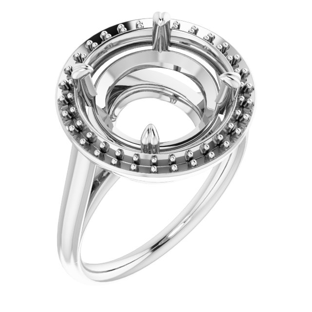 Halo-Style Engagement Ring
