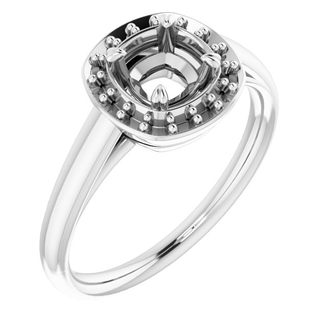 Halo-Style Engagement Ring