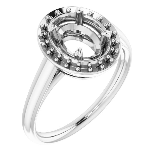 Halo-Style Engagement Ring
