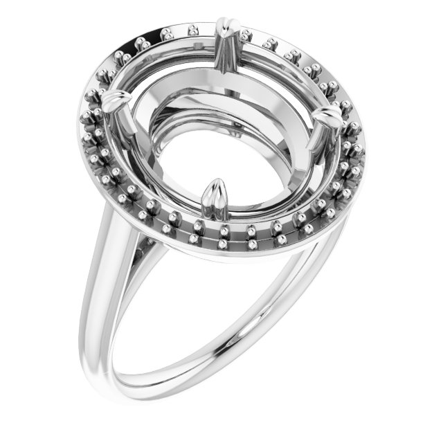 Halo-Style Engagement Ring