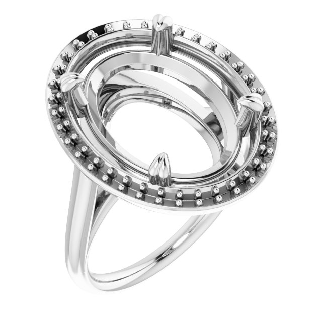 Halo-Style Engagement Ring