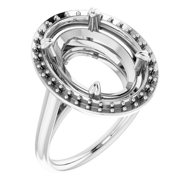 Halo-Style Engagement Ring