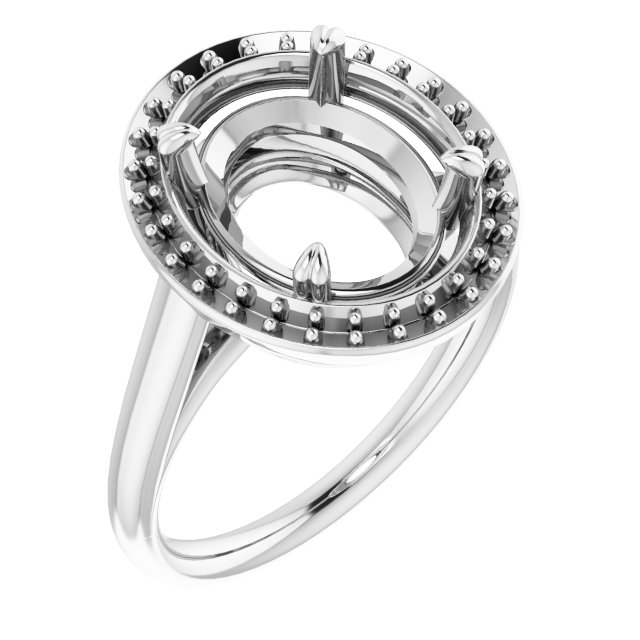Halo-Style Engagement Ring