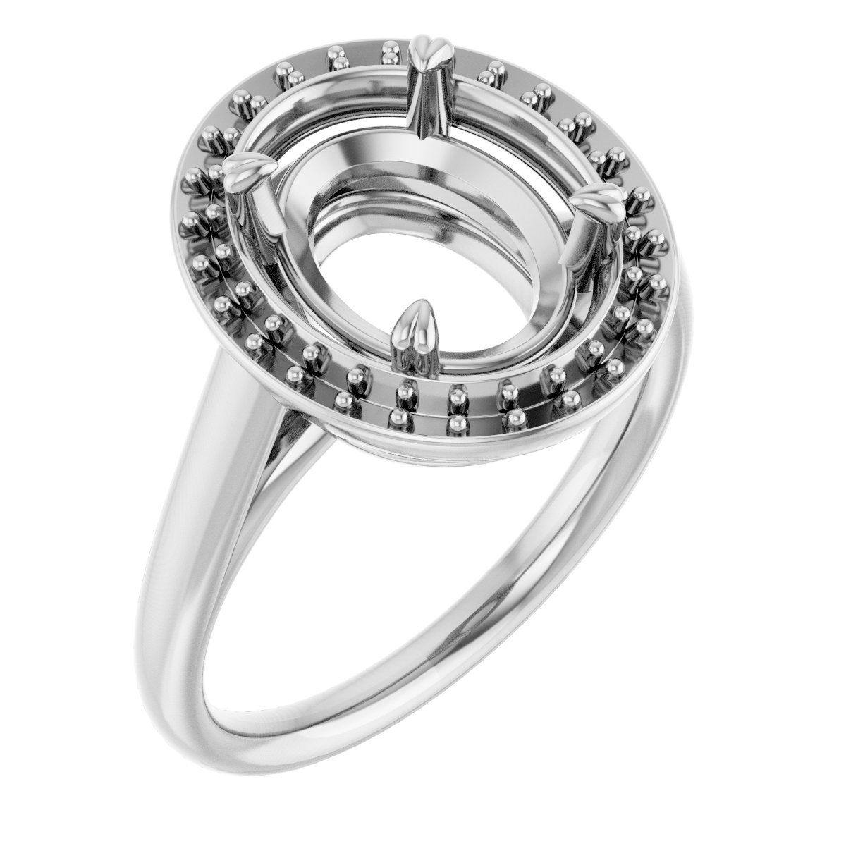 Halo-Style Engagement Ring
