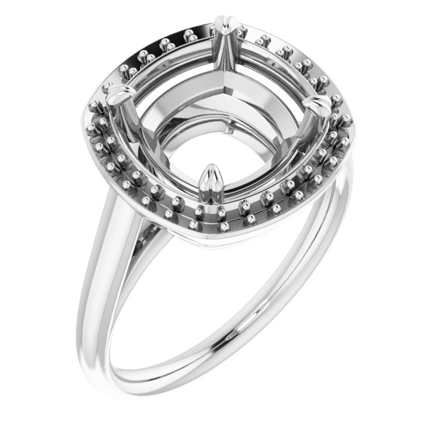 Halo-Style Engagement Ring