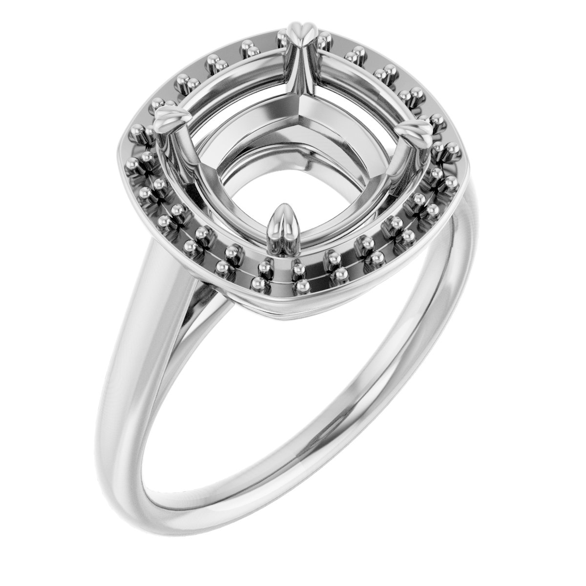 Halo-Style Engagement Ring