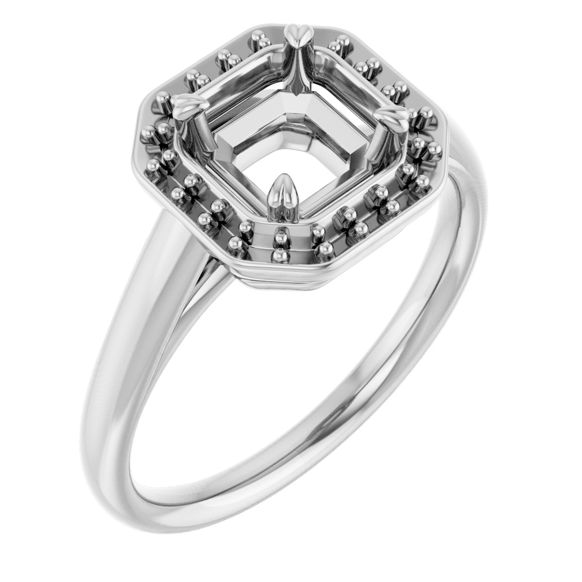 Halo-Style Engagement Ring