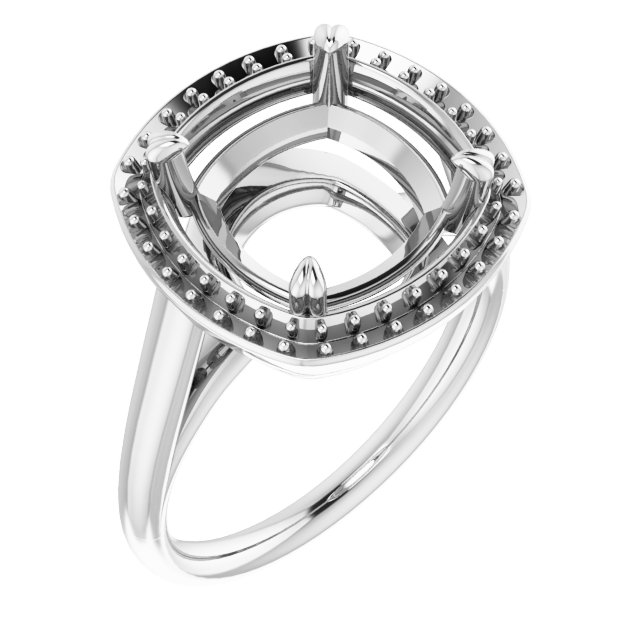 Halo-Style Engagement Ring