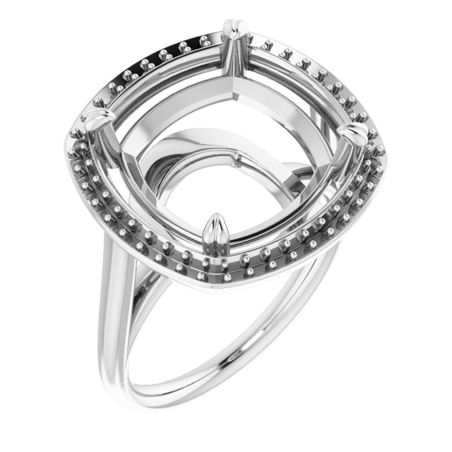 Halo-Style Engagement Ring