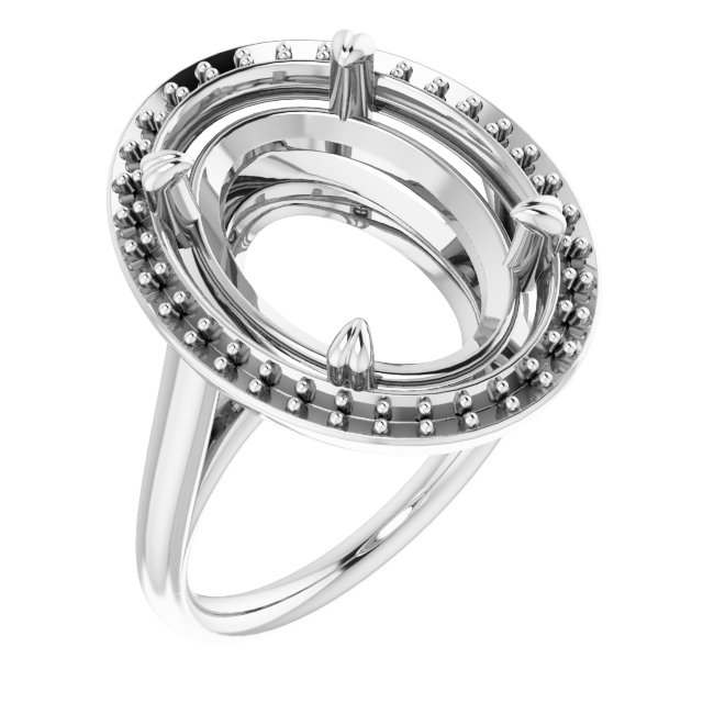 Halo-Style Engagement Ring
