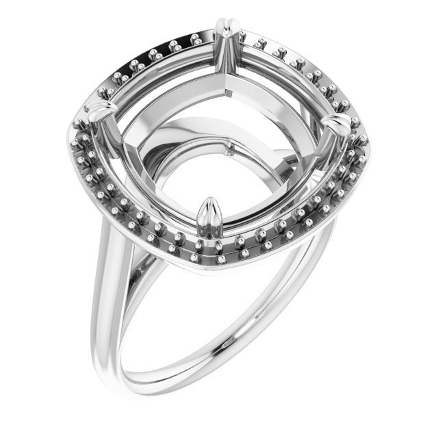 Halo-Style Engagement Ring