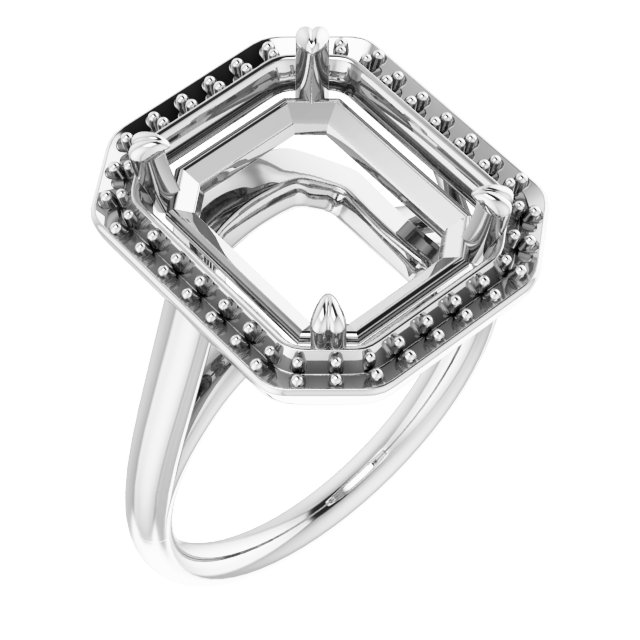 Halo-Style Engagement Ring
