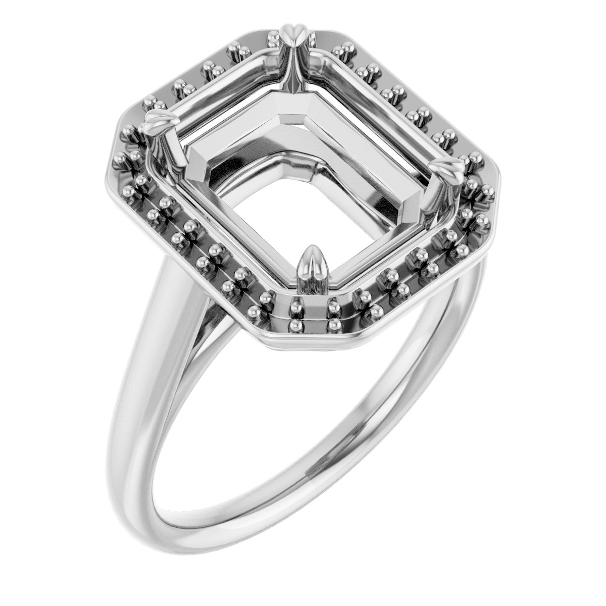 Halo-Style Engagement Ring