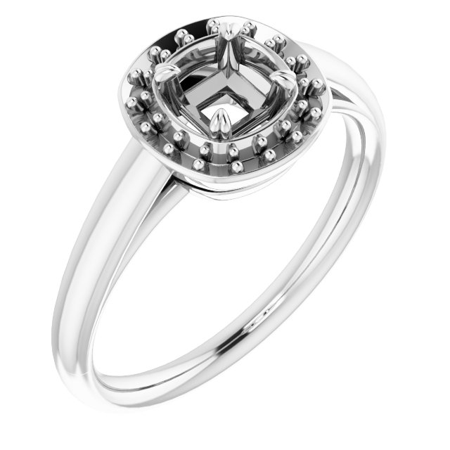 Halo-Style Engagement Ring
