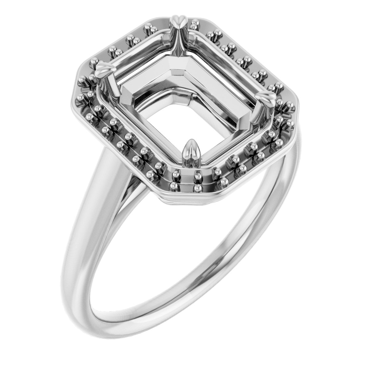 Halo-Style Engagement Ring