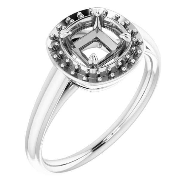 Halo-Style Engagement Ring