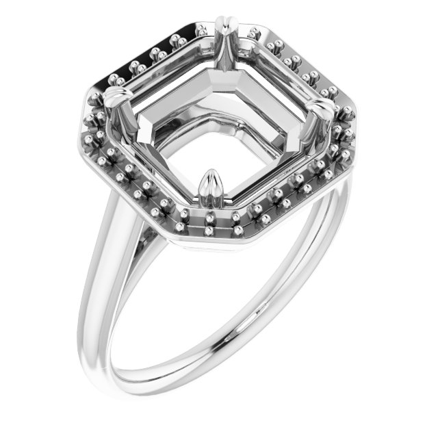 Halo-Style Engagement Ring