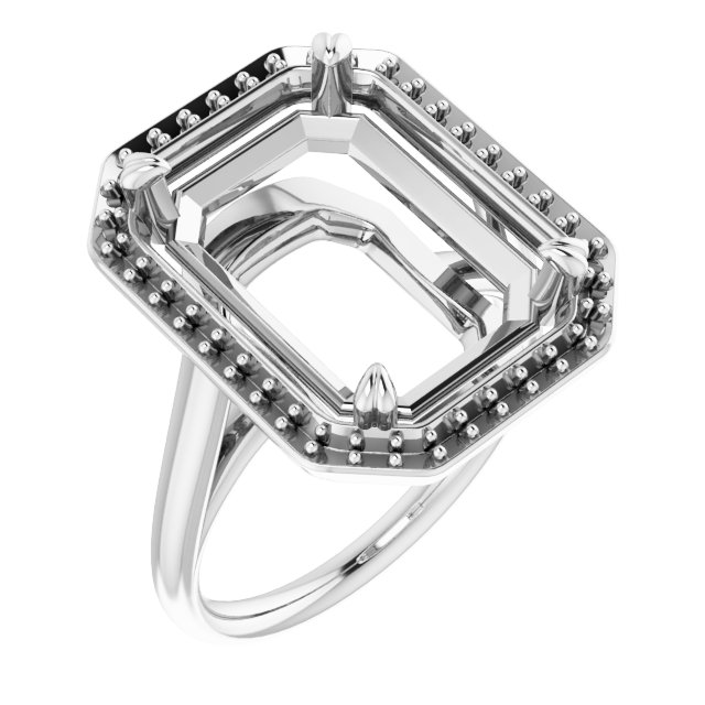 Halo-Style Engagement Ring