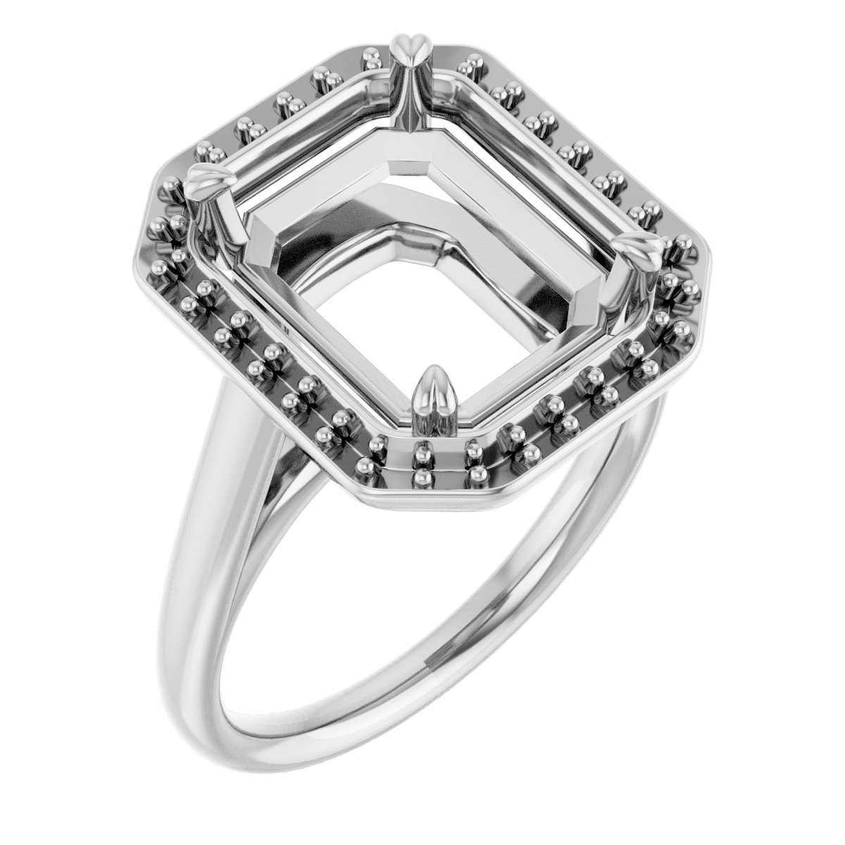 Halo-Style Engagement Ring