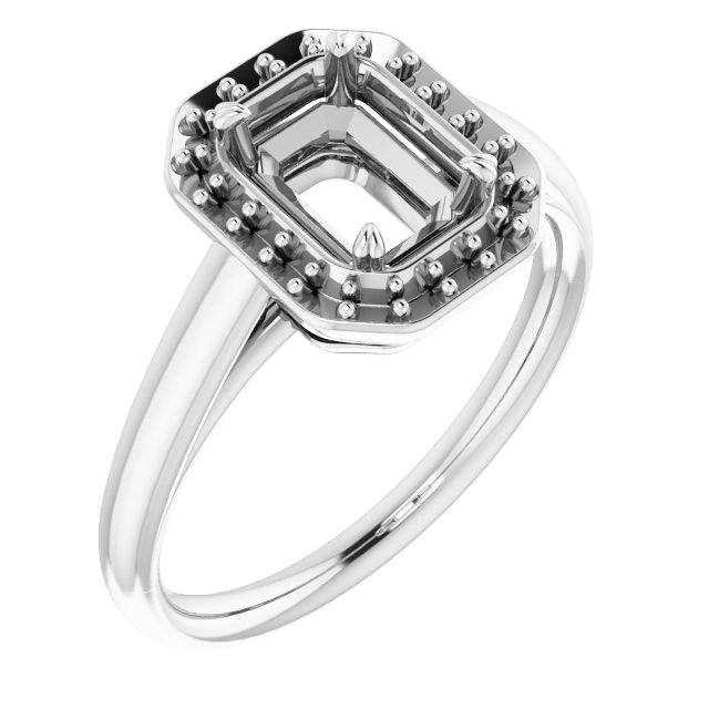 Halo-Style Engagement Ring