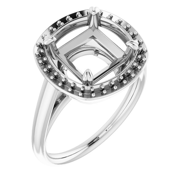 Halo-Style Engagement Ring