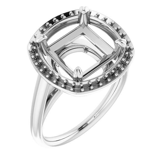 Halo-Style Engagement Ring