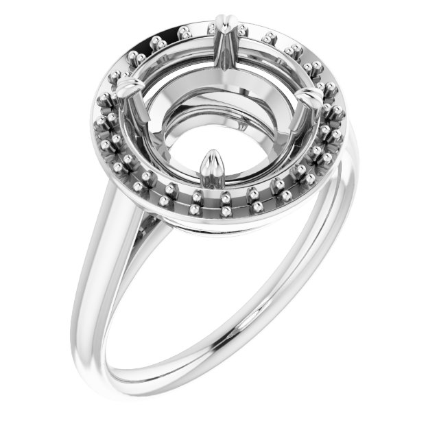 Halo-Style Engagement Ring