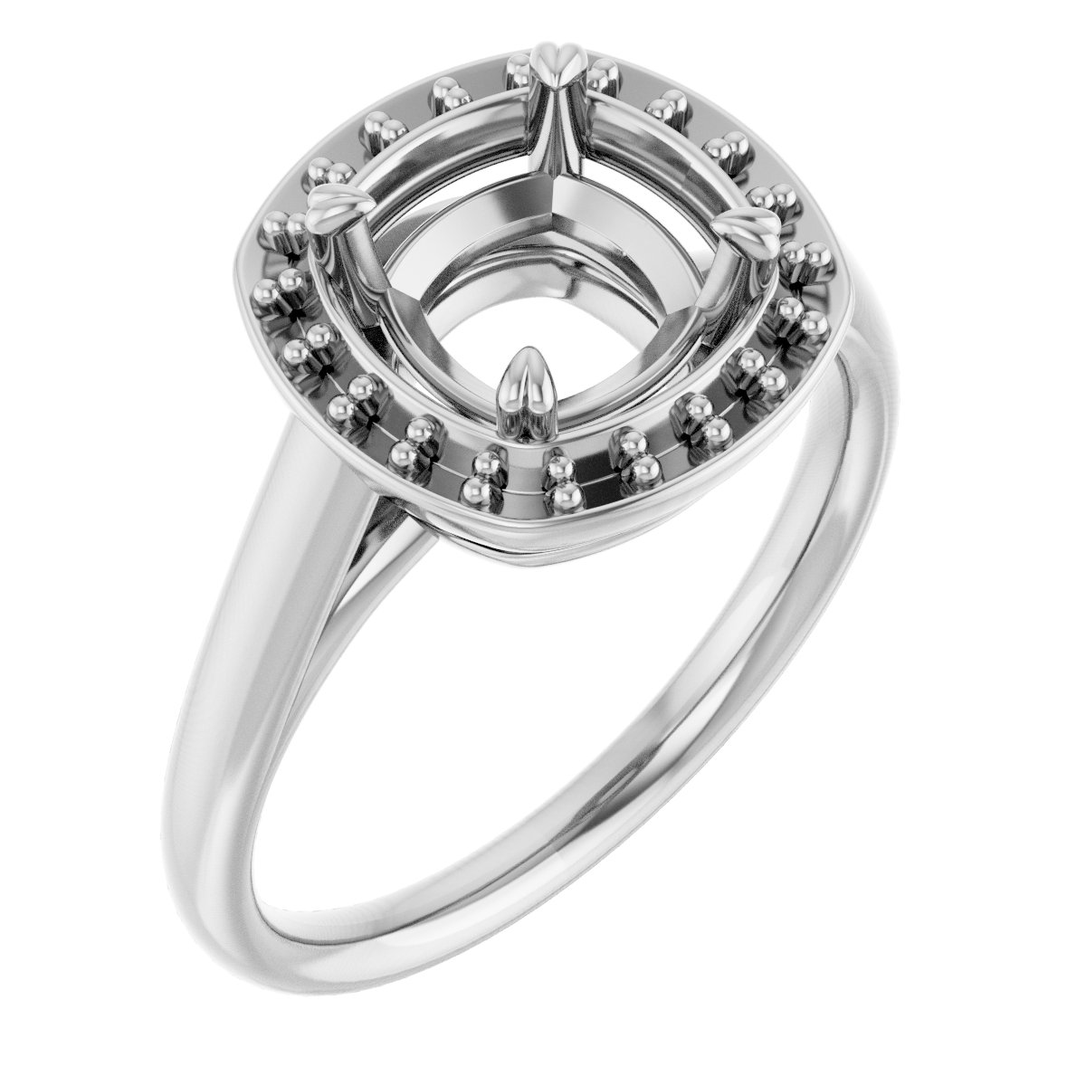 Halo-Style Engagement Ring
