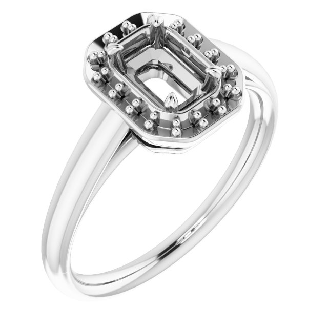 Halo-Style Engagement Ring
