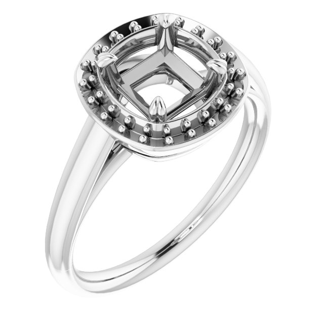 Halo-Style Engagement Ring