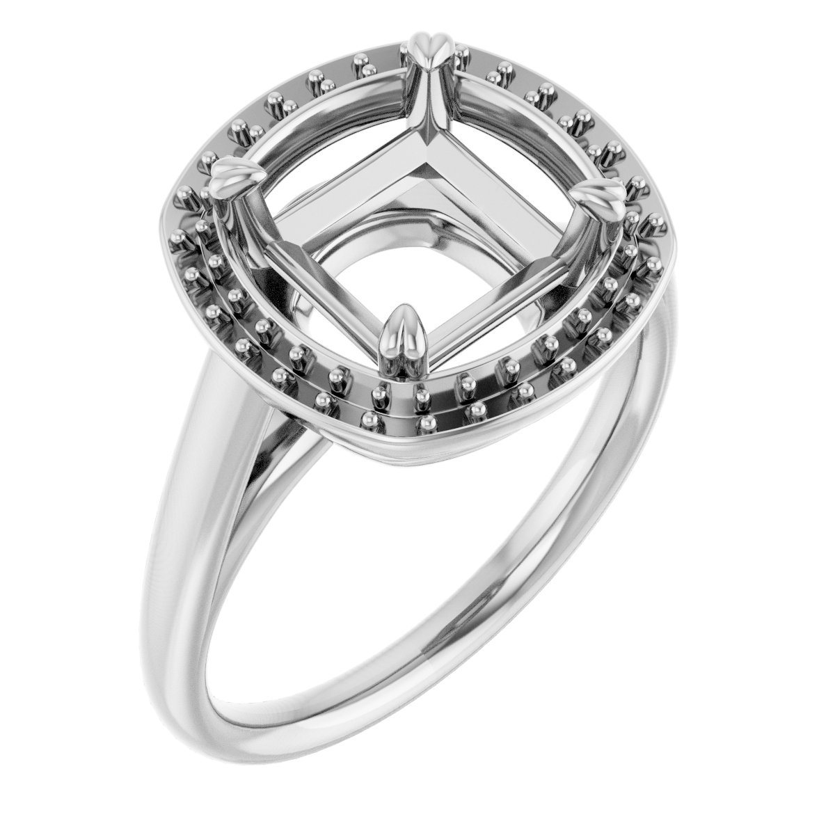 Halo-Style Engagement Ring