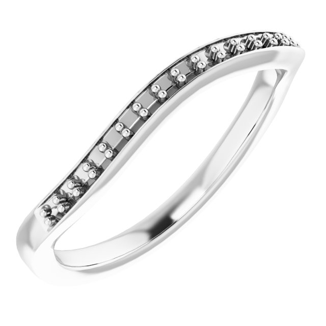 Band Mounting for 9 mm Asscher Ring