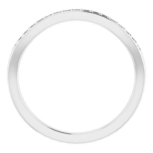Band Mounting for 9 mm Asscher Ring view 2