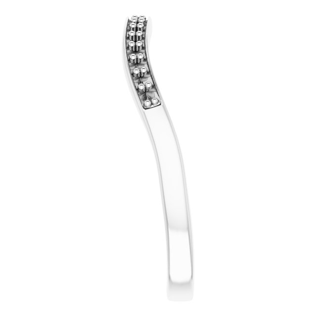 Band Mounting for 9 mm Asscher Ring view 4