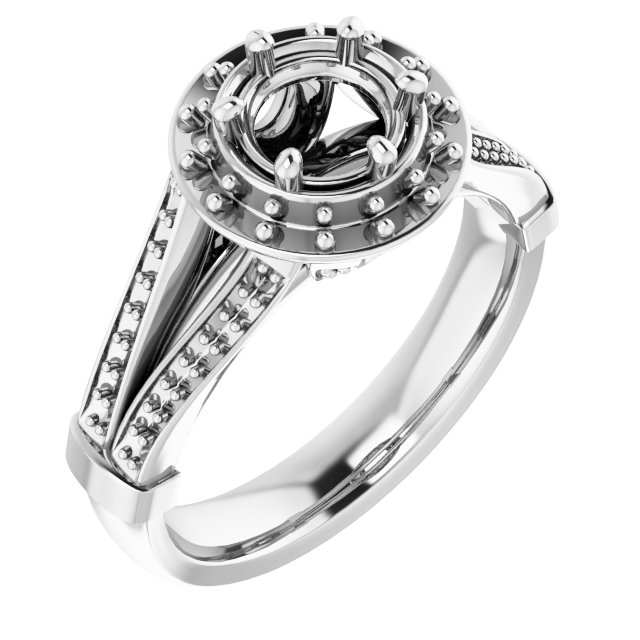 Halo-Style Engagement Ring