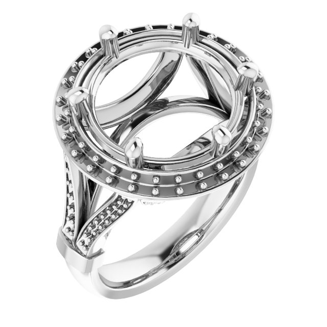 Halo-Style Engagement Ring