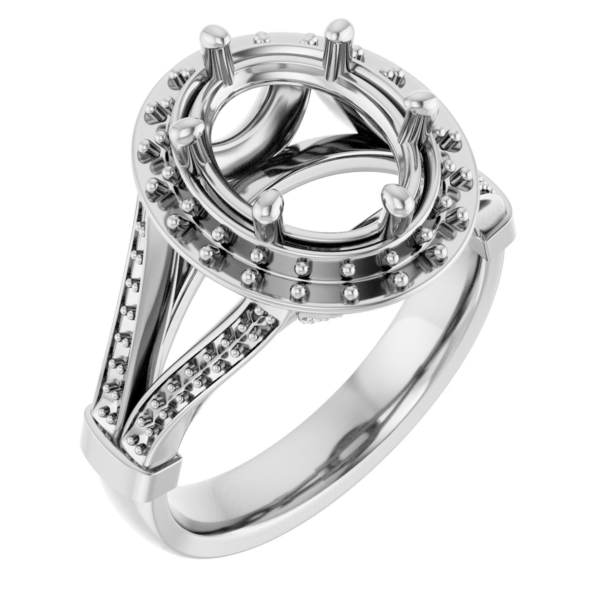 Halo-Style Engagement Ring