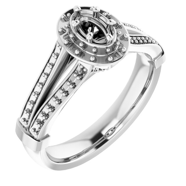 Halo-Style Engagement Ring