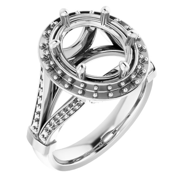 Halo-Style Engagement Ring