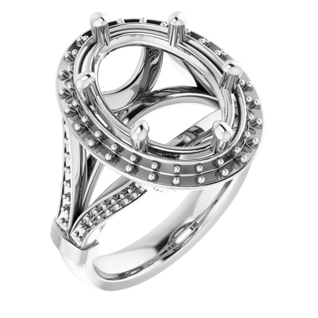 Halo-Style Engagement Ring